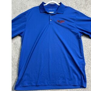 Nike Golf Mens XL Blue Talladega Superspeedway Dri-FIT Polo Shirt 358324-491